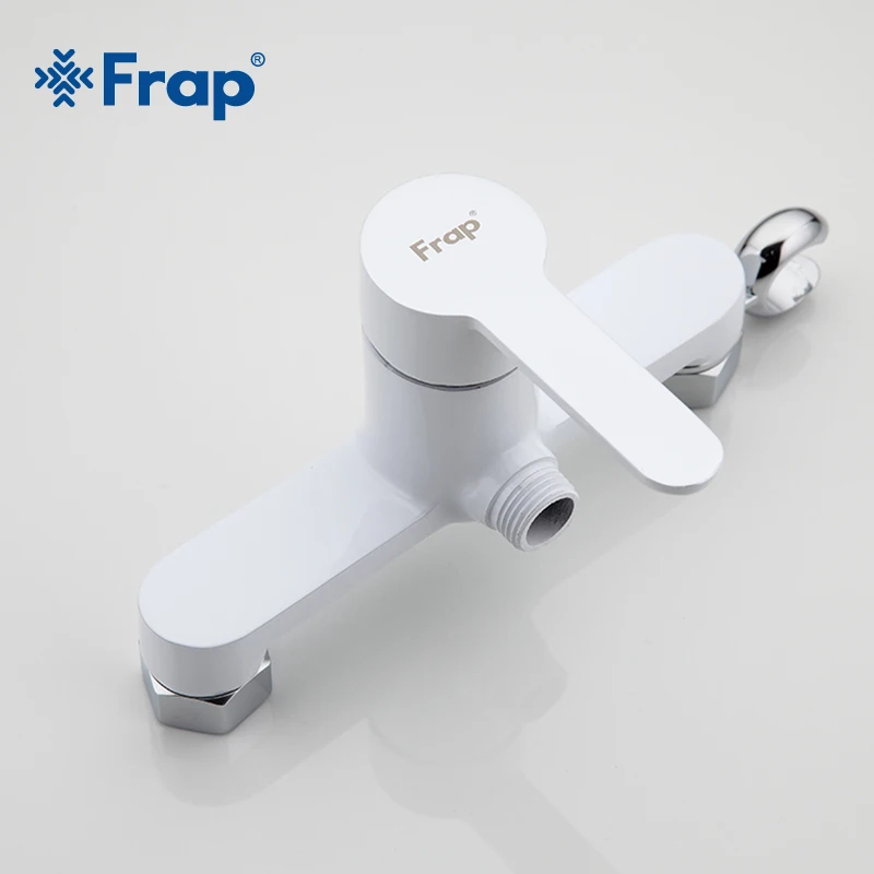Frap 1 набор, Новое поступление, белый современный кран для биде, смеситель с одной ручкой, настенный, роскошный, для ванной комнаты, душевой кран, набор, F2041-8