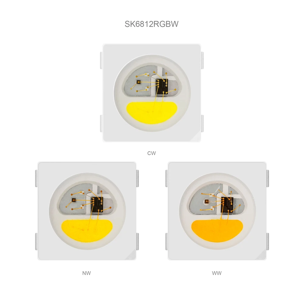 10 шт. 100 WS2813 Pixel светодиодный SMD SK9822 (аналогичный APA102) RGB чип индивидуально