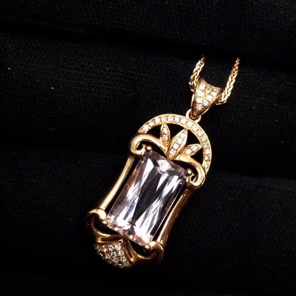Ювелирные изделия настоящее чистое 18 K Белый Золотой ювелирные AU750 100% натуральный