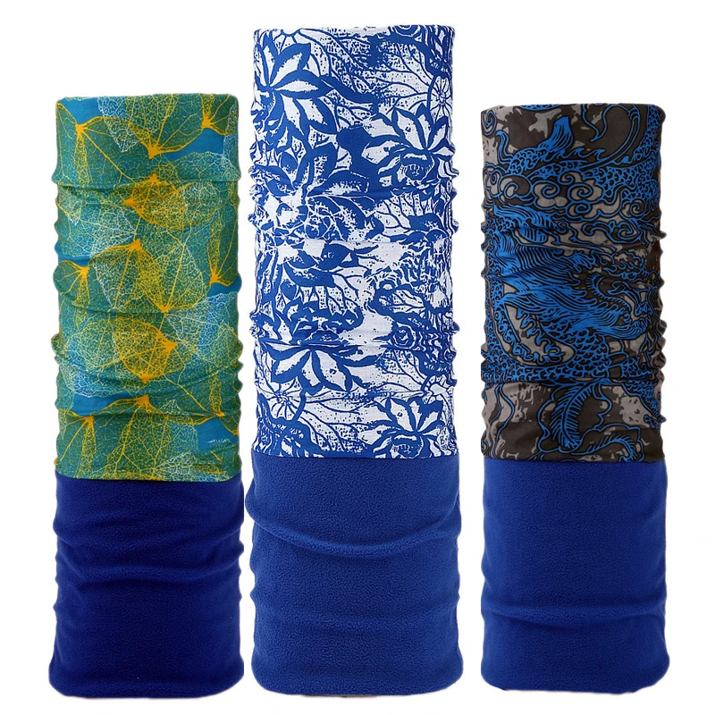 2017 Синий Новый многофункциональный бандана зимняя Флисовая теплая повязка