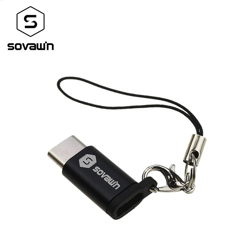 Алюминиевый Micro USB Type C адаптер Sovawin OTG для синхронизации данных и зарядного