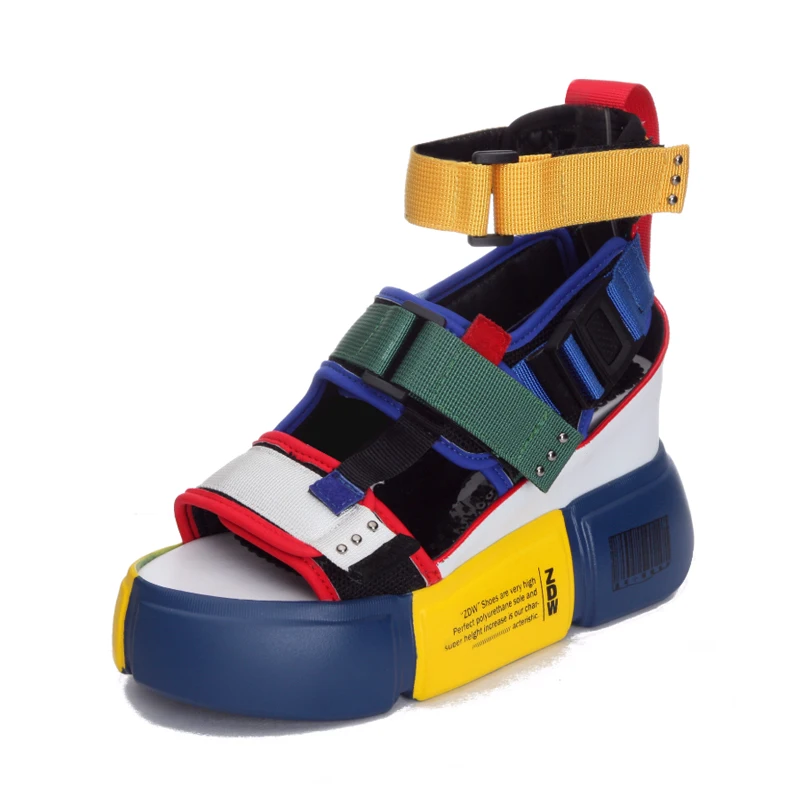 Women High Heel Contrast Color Sandals | Тематическая одежда и униформа