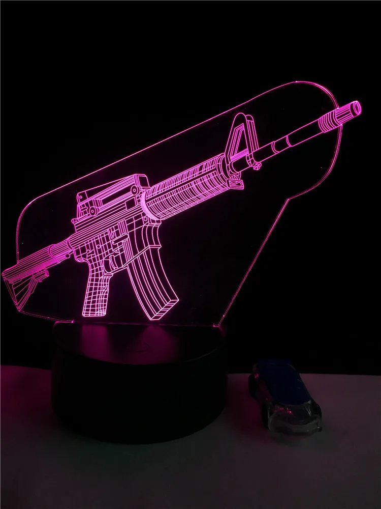 GAOPIN детский подарок АВТОМАТИЧЕСКАЯ ВИНТОВКА домашний декоративный светильник