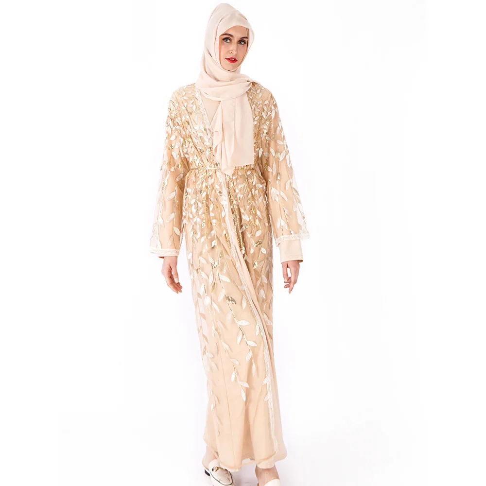 2020 Новая роскошная мусульманская одежда марокканский кафтан турецкий халат