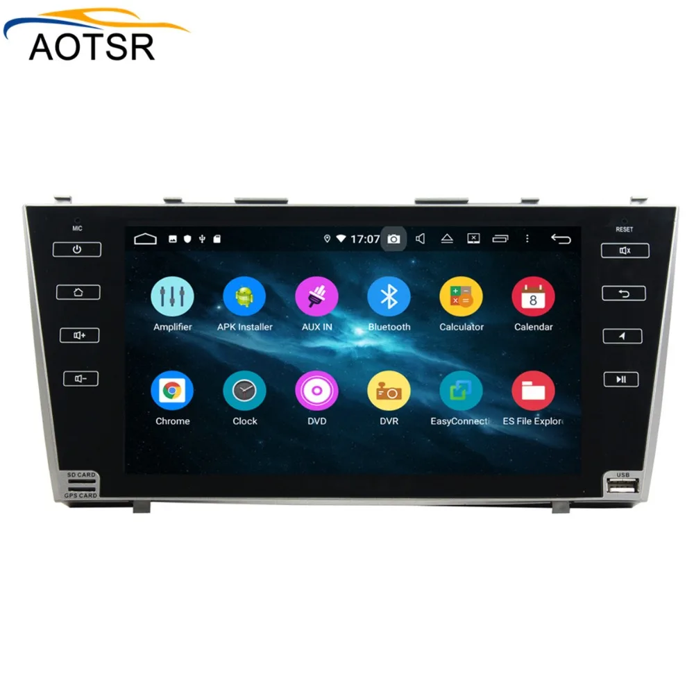 Автомагнитола 2DIN 9 дюймов Android 0 8 ядер 4 Гб + 64 ГБ DVD плеер для Toyota Camry 2007 2008 2009 2010 2011