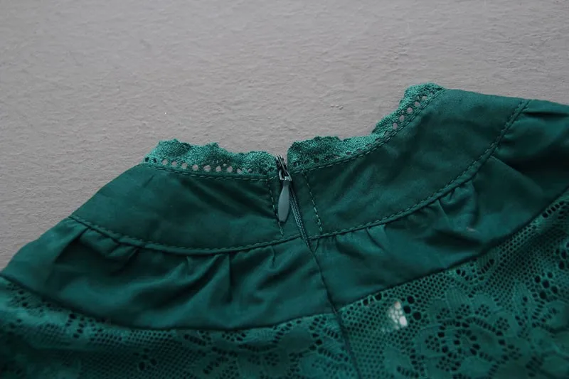 Платье детское летнее Пышное с изумрудными оборками на возраст 2-7 лет 2018 | Детская