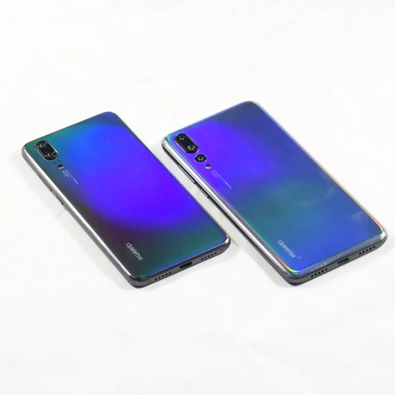 Аврора градиент прозрачная задняя крышка для huawei P20 Pro мобильный декоративный