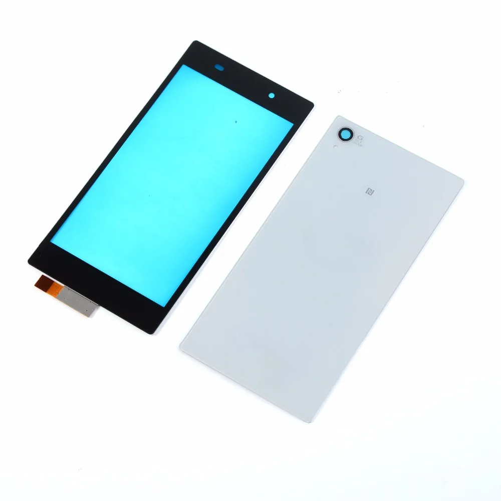 Для sony Xperia Z1 L39H C6902 C6903 C6943 сенсорный экран дигитайзер панель Стекло+ Корпус стеклянная задняя крышка батарейного отсека