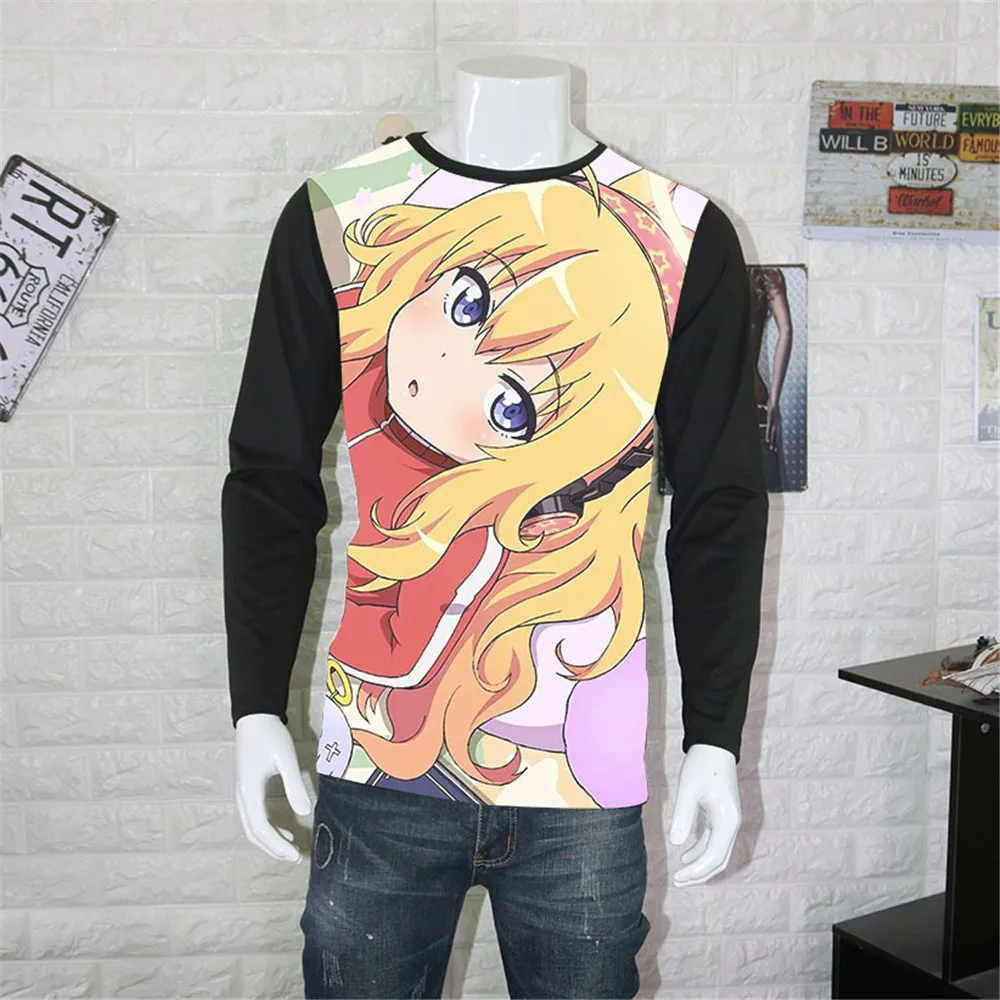 Косплей японское аниме рубашка Gabriel DropOut футболки с коротким рукавом Satanichia McDowell