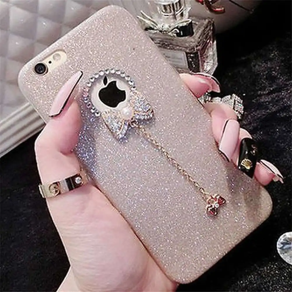 Роскошный блестящий чехол для телефона iphone 7 8 Plus женщин 6 6s plus 7X10 5S se 5 оболочка |