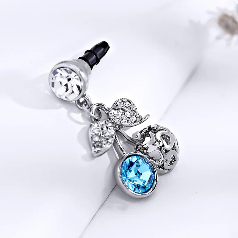 Small Cherry Cute Mobile Phone Dust Plug Fashion Accessories Earplugs | Мобильные телефоны и аксессуары