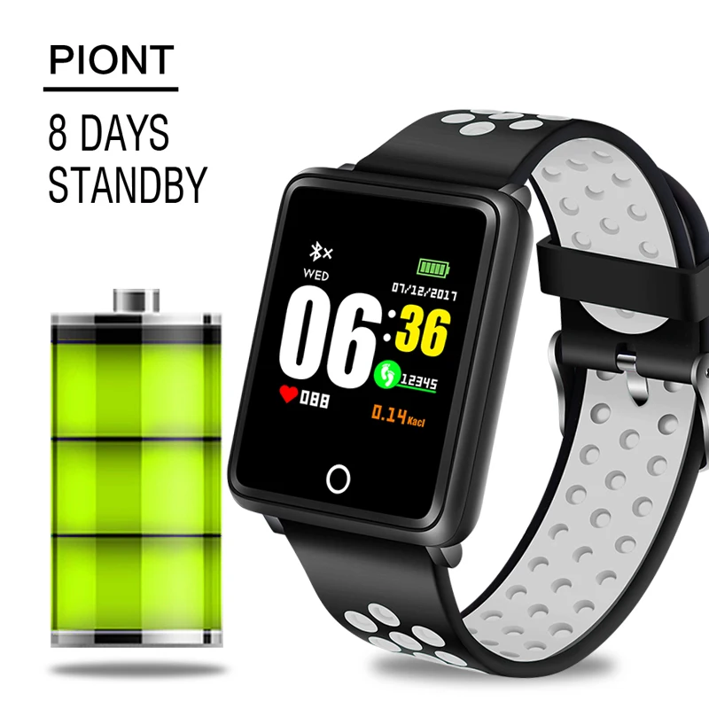 

LIGE Smart watch Men 2.5D Screen Gorilla Glass Blood oxygen Blood pressure BRIM IP68 Waterproof Activity Tracker Smart Bracelet