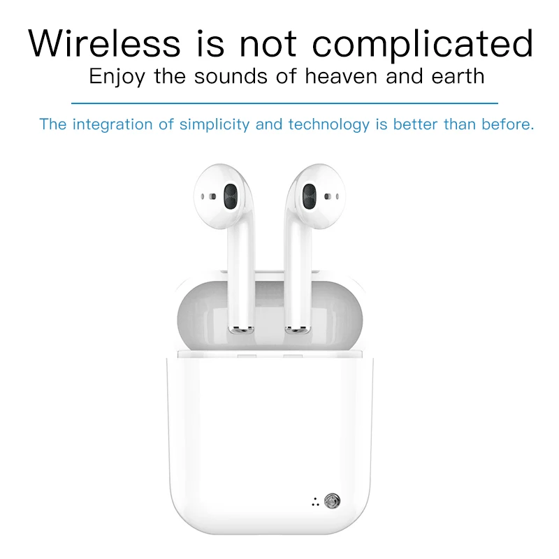 IPhox мини беспроводные Bluetooth наушники i7s TWS внутриканальные стерео вкладыши
