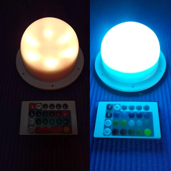 120 мм 6RGB+ 3 белый светильник с прямой зарядкой 2000 мАч литий-ионный смена 16 цветов RGB светодиодный светильник источник 10 шт./лот