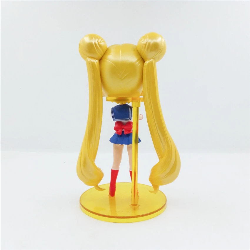 Фигурки Haocaitoy игрушки Sailor Moon Qposket синее платье аниме экшн фигурки игровые Игрушки