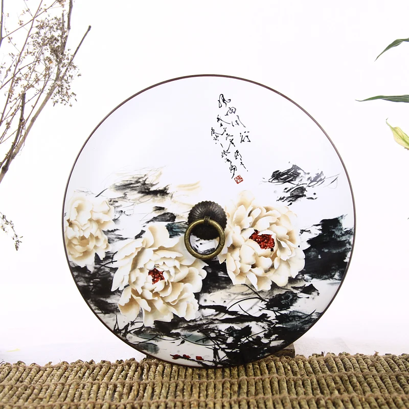 Изысканный узор Чай Caddy к чаю пуэр для торта Кэдди Керамика контейнеры чая банки