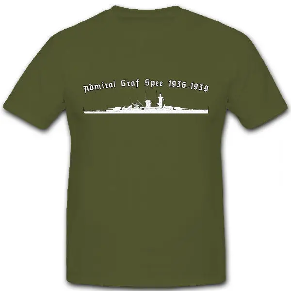 

Fashion Clothing Men Men T Shirt New 3D Printed Cool Admiral Graf Spee 1936-1939K Marine Casual Tops Tshirts