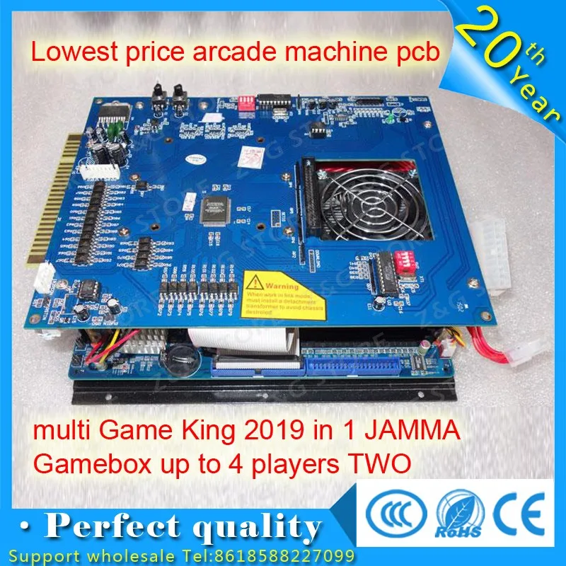 2100 в 1 Самая низкая цена аркадная машина pcb multi Game King JAMMA Gamebox до 4 игроков два шкафа