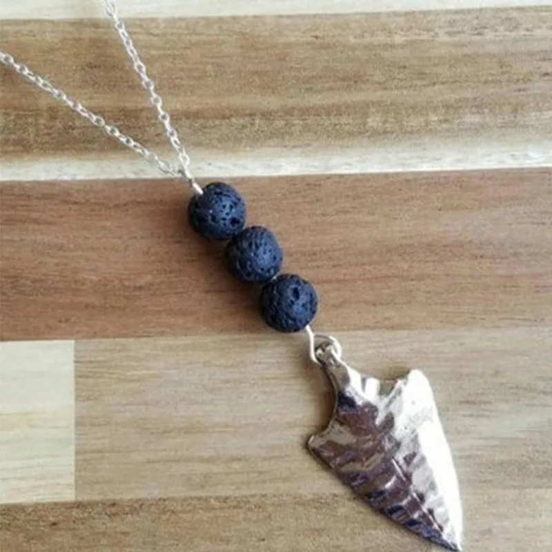 1 шт.) 3 лавового камня диффузор эфирного масла ожерелье украшения для