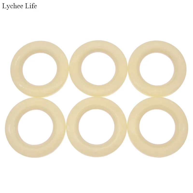 Lychee Life 20 ⑤ упак. пластиковые малошумные римские кольца для душевой занавески с