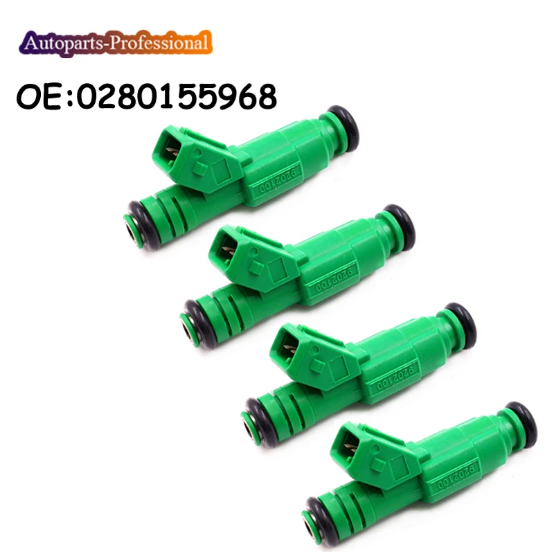 

4 pcs/lot 0280155968 TK-FI440C968-4 For Audi A4 S4 TT 1.8L 1.8T High Quality Car Fuel Injector car accessories