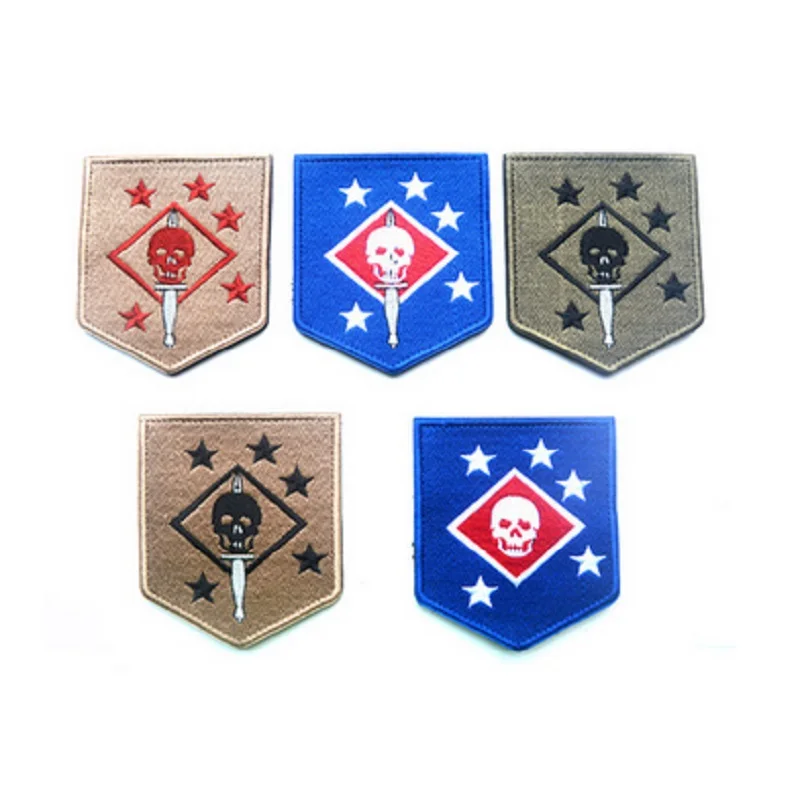 Нашивки с вышивкой волшебные наклейки USMC нашивки вышитая повязка на руку | Дом и