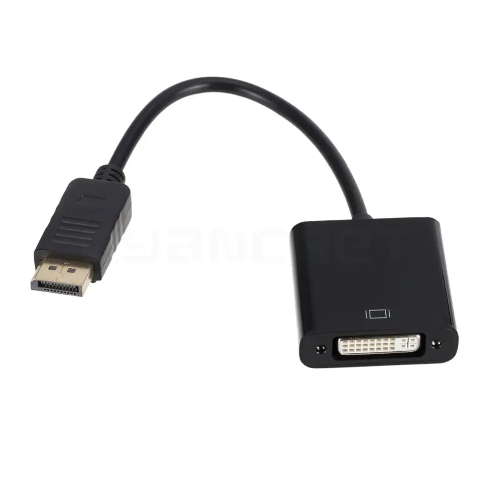 Video Cable Convert Displayport DP to DVI Port Male-Female Plug and Play for Computer TV Monitor Projector Support 1080P | Электроника