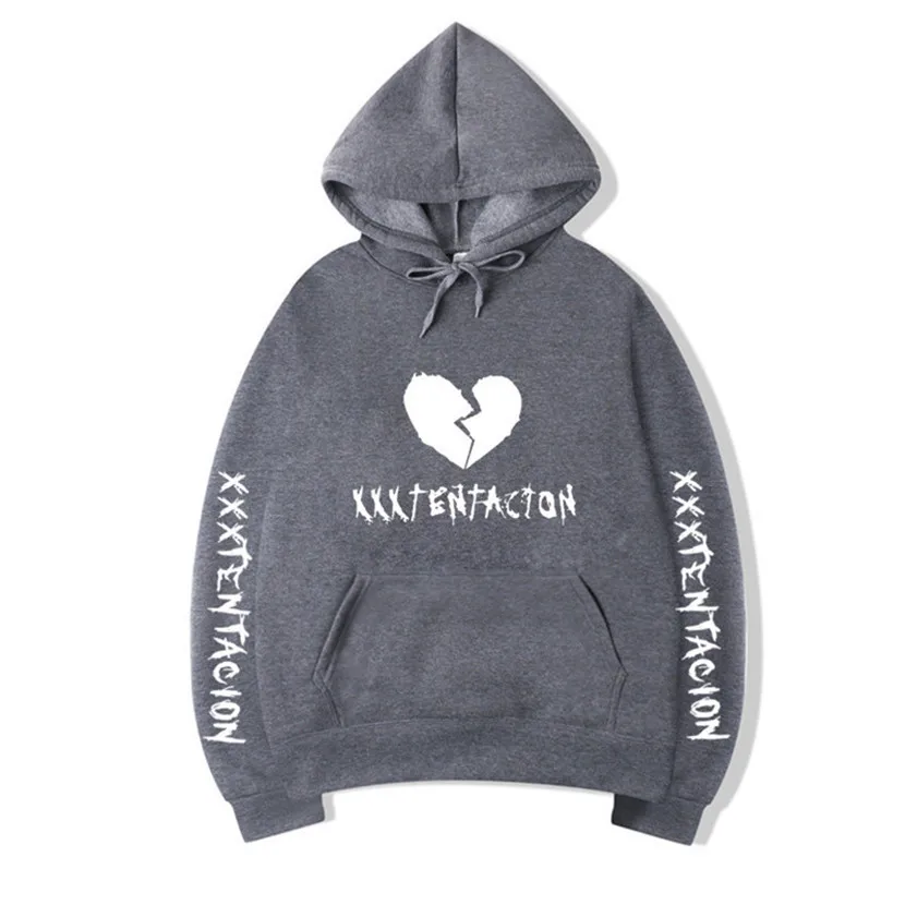 Dark gray 28 Месть убить мода Suprem Толстовка для мужчин/женщин Повседневное хип хоп XXXTentacion Толстовка Vibes Forever Traksuit флисовый пуловер с капюшоном - Цвет: Dark gray 28
