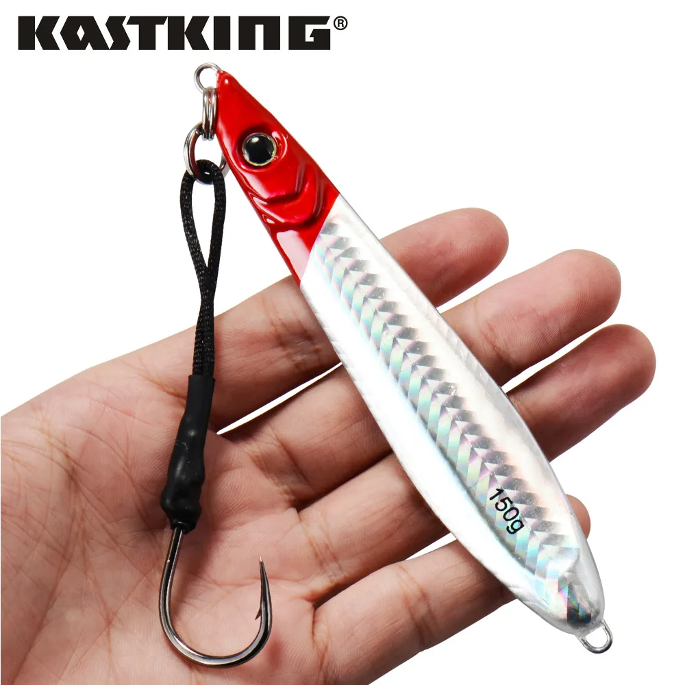 KastKing 150 г 135 мм металлическая ложка для джигинга 3D глаза искусственная приманка