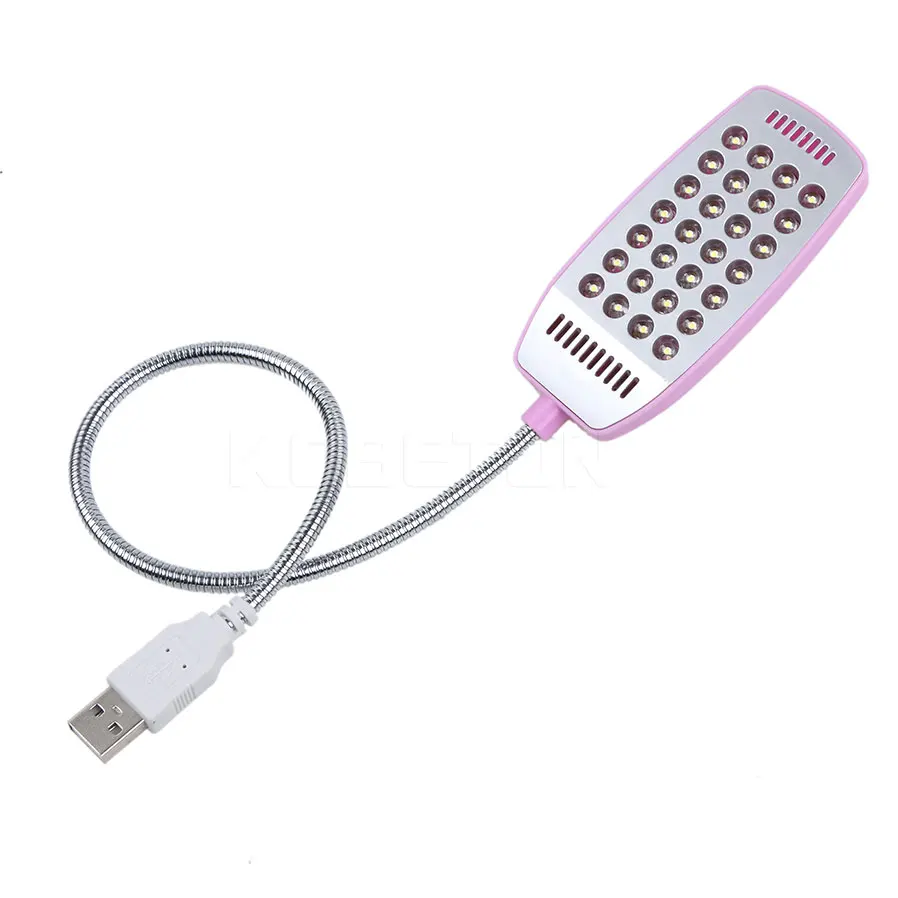 1 шт. супер яркий 28 светодиодный светильник мини USB гибкий лампа портативных ПК