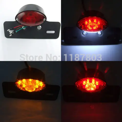 Мотоцикл LED ATV задний Задний сигнал поворота тормоз бег номерной знак светильник