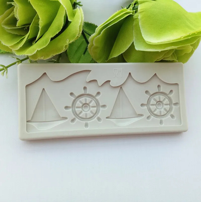 DIY неароматические силиконовые формы для помады парусная лодка в форме руля