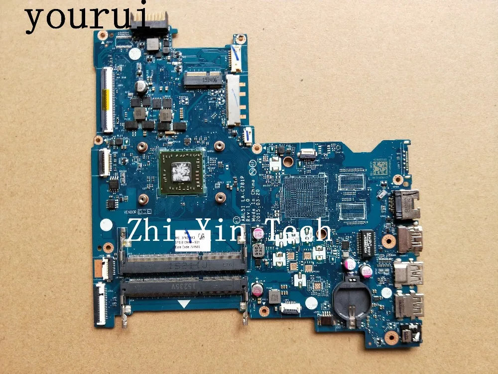 Yourui 827705-601 827705-501 827705-001 аккумулятор большой емкости LA-C781P для HP 15-AF 15Z-AF материнская