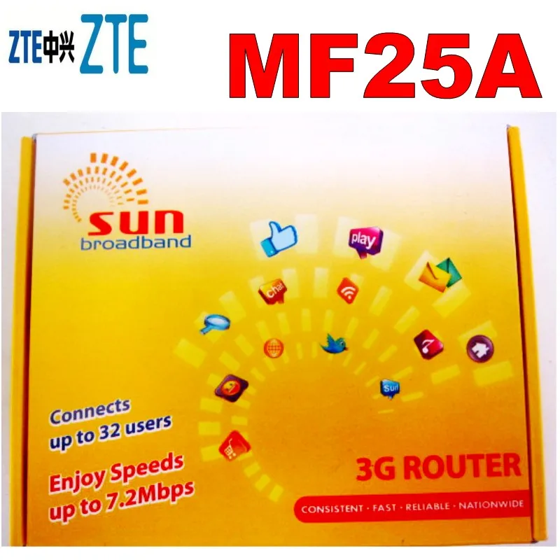 ZTE MF25A 3G роутер HSPA + 21 6 M Мощный Wi-Fi Sim-карта ADSL(3 в одном) | Компьютеры и офис