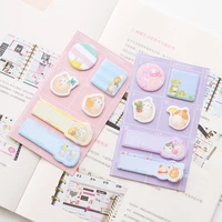 1x cute kawaii rabbit memo pads sticky notes planner sticker school office supply student paper stationery