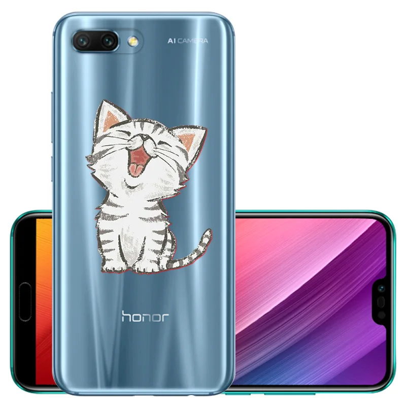 HHM Чехол для huawei Honor 10, чехол для Honor 10, мягкий силиконовый чехол для телефона, защитный чехол для Honor 10i 10 Lite 10 i Funda - Цвет: HHM