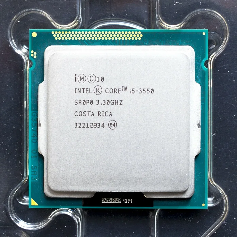 Процессор intel Core i5 3550 четырехъядерный 3 ГГц 77 Вт разъем LGA 1155 настольный процессор
