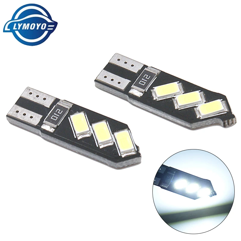 10 шт. автомобисветильник светодиодсветодиодный лампы LYMOYO T10 W5W canbus 5630 6SMD 6led без