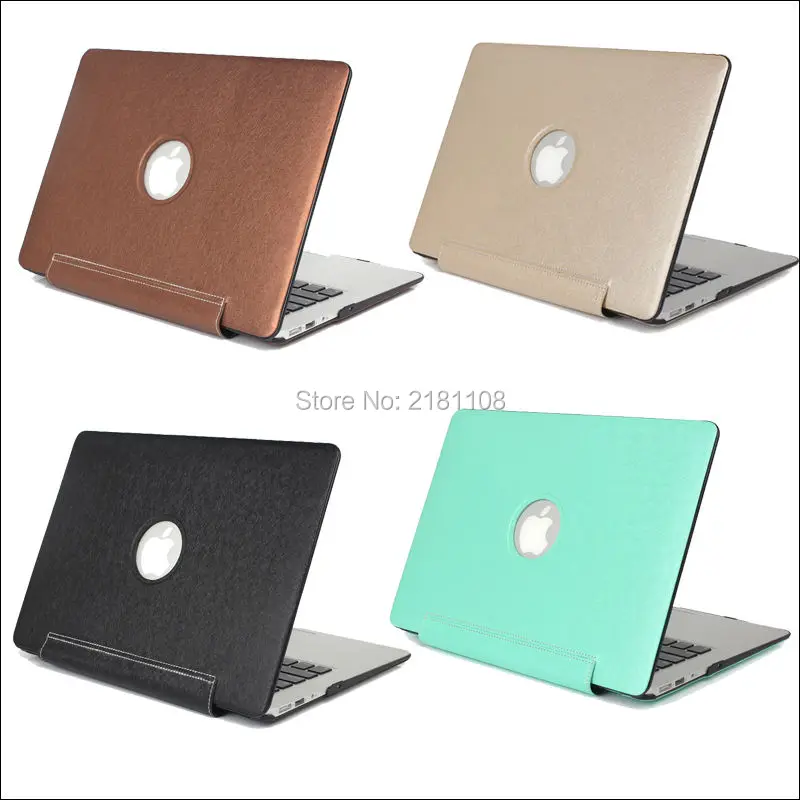 Чехол из искусственной кожи с защитой от царапин для MacBook Жесткий 12 дюймов Air Pro 11 13