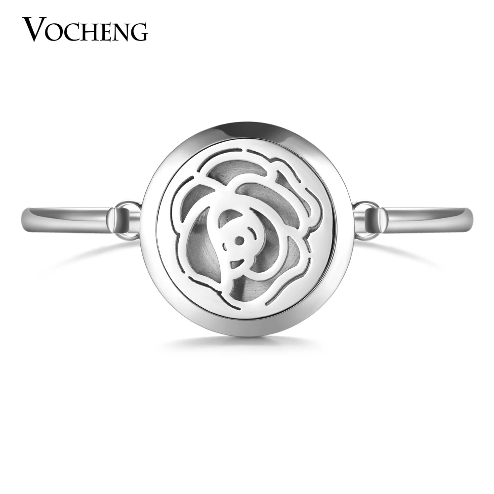 

10pcs/lot Essential Oil Diffuser Bracelet Stainless Steel Aromatherapy Diffuser Locket Bangle 2 Styles VA-573*10