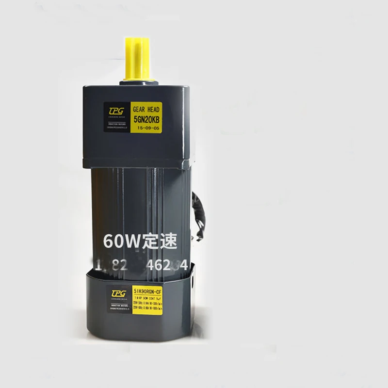 Шестерни ed мотор 5IK60GN-CF мотор 60W220V/380V AC Шестерни постоянного Скорость AC Шестерни мотор