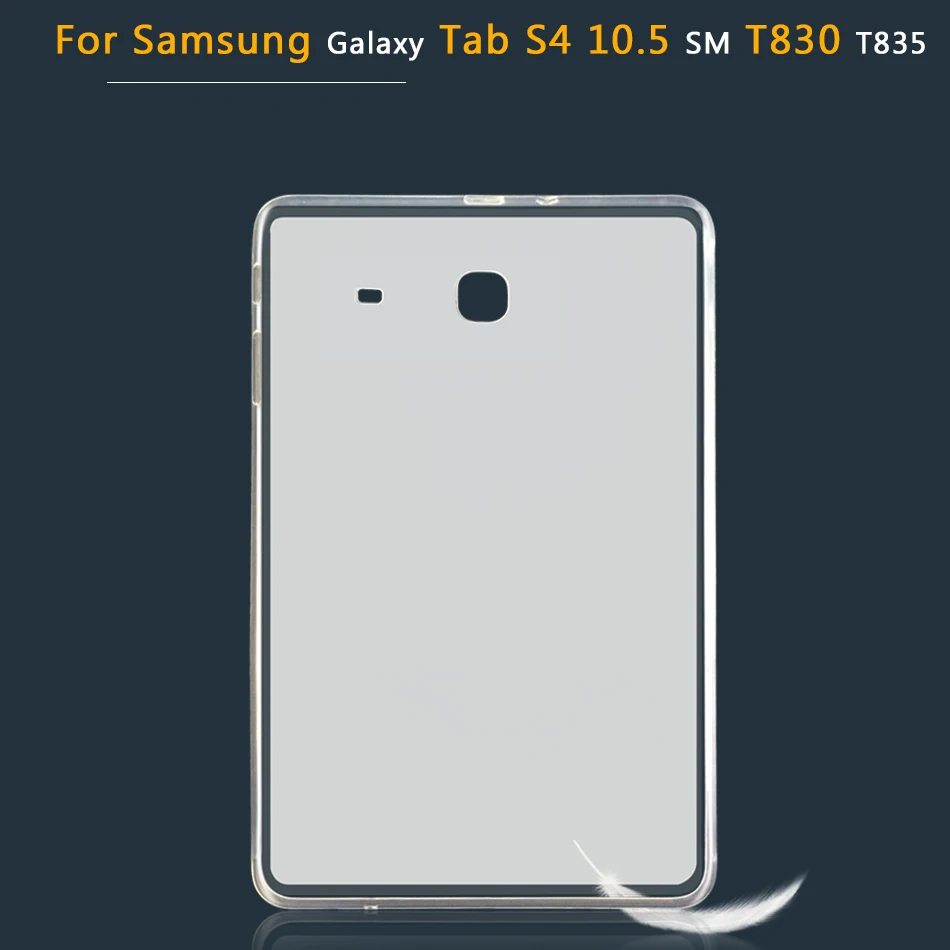 Tab S4 10.5 T830 Мягкий чехол из ТПУ с принтом "для Samsung Galaxy Tab 3 4 S S2 S3 S4 S6 10,5 10,1 9,7 8,0 7,0 SM-T810 T800 T860 T813 T830 T530 T230 P5200 крышка - Цвет: Tab S4 10.5 T830