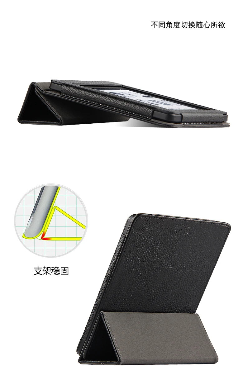 Высококачественный чехол подставка из натуральной кожи защитный для Amazon Kindle 2016