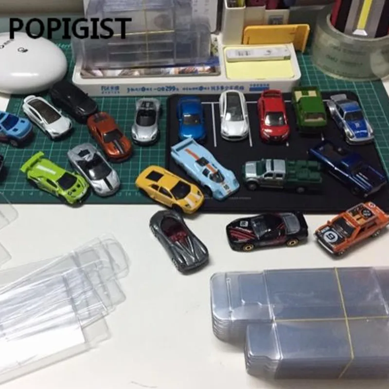 Прозрачная коробка для матча TOMY модель автомобиля 1/64 TOMICA Hot Wheels защитная от пыли с
