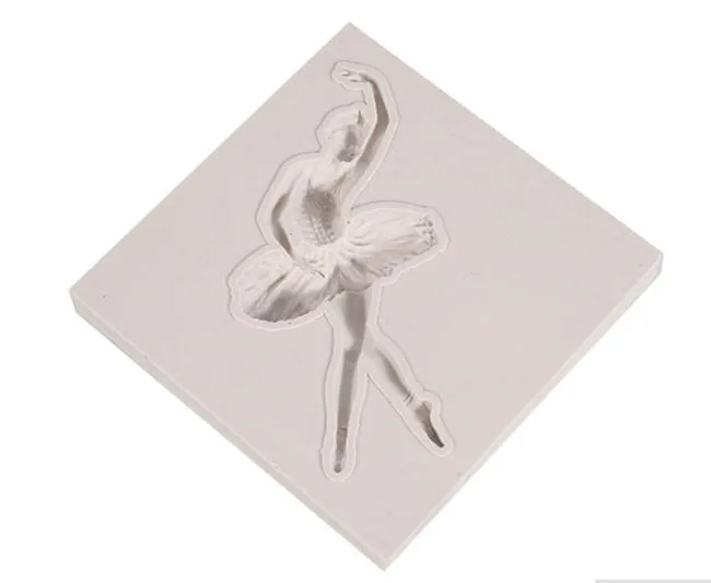 Homehow 1 шт./лот балетная танцующая девушка силиконовая форма для торта 8 5*8 5*0 9 см
