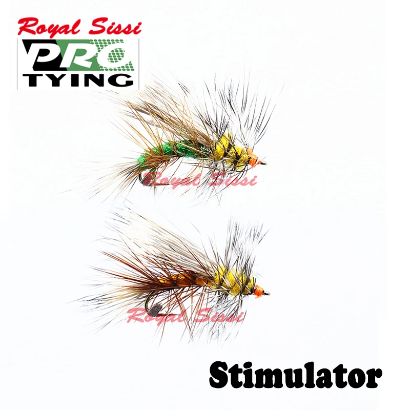 Royal Sissi classic 4 шт. 14 # стимулятор Сухих Мух форель nymph fly 2 цвета поверхность вода stonefly