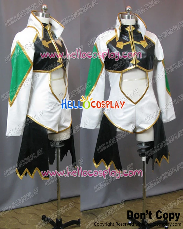 

Костюм униформы для косплея Code Geass R2, зеленый, черный, белый, H008