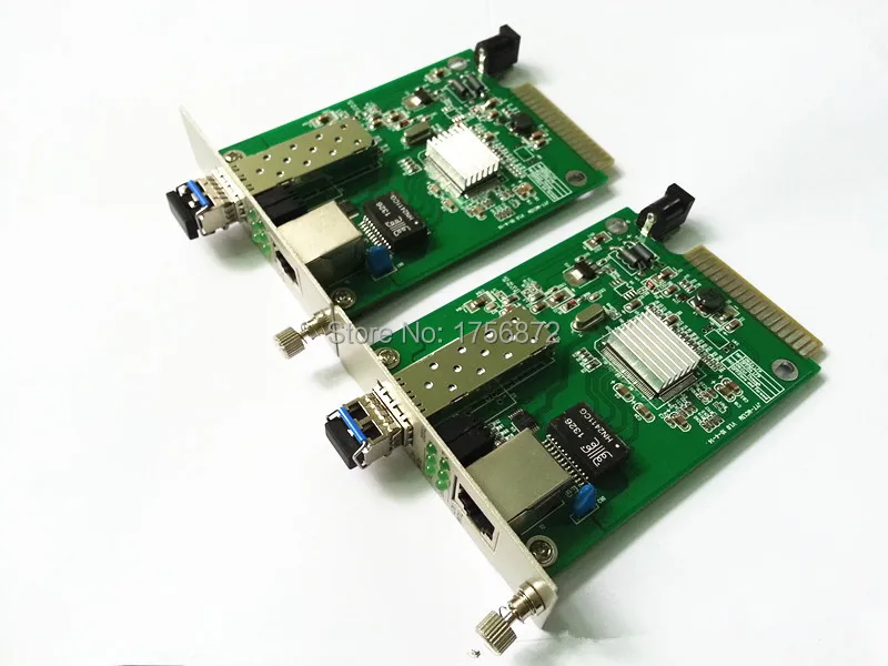 2 шт./лот Новая стабильная гигабитная SFP волоконная карта приемопередатчика dual-fiber