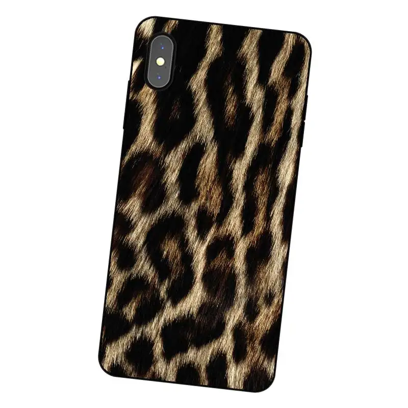 N442 Тигровая пантера Черный силиконовый чехол для Apple iPhone 11 Pro XR XS Max X 8 7 6 6S Plus 5 5S SE |