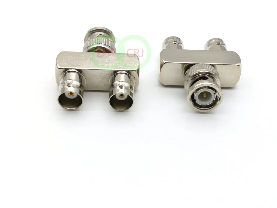 10 шт. BNC male to 2 double female Y grains adapter|Соединители| |